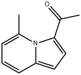 Methyl(5-methyl-3-indolizinyl) ketone Struktur