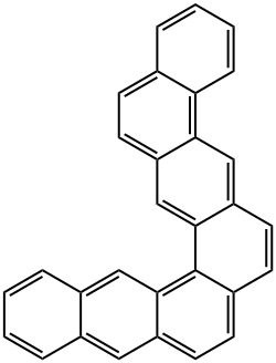 Anthra[1,2-a]benz[h]anthracene Struktur