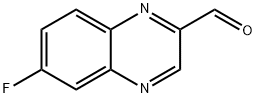 2-Quinoxalinecarboxaldehyde,  6-fluoro- Struktur