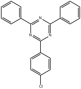 2-(P-CHLOROPHENYL)-4,6-DIPHENYL-S-TRIAZINE Struktur