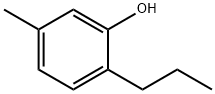 5-methyl-2-propyl-phenol Struktur