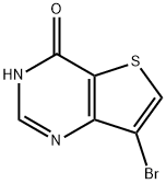 7-BROMOTHIENO[3,2-D]PYRIMIDIN-4(1H)-ONE Struktur