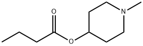 Butanoic acid, 1-methyl-4-piperidinyl ester (9CI) Struktur