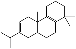 1,2,3,4,4b,5,8,8a,9,10-Decahydro-7-isopropyl-1,1,4b-trimethylphenanthrene Struktur