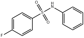 4-Fluoro-N-phenyl-benzenesulfonamide Struktur