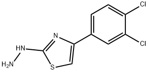 4-(3,4-DICHLOROPHENYL)-2(3H)-THIAZOLONE HYDRAZONE Struktur