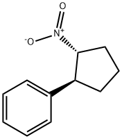 Benzene, [(1S,2R)-2-nitrocyclopentyl]- (9CI) Struktur