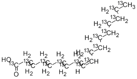 OLEIC-13C18 ACID  99 ATOM % 13C Struktur