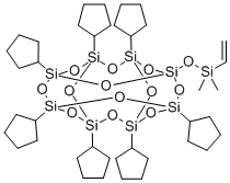 PSS-(DIMETHYLVINYLSILYLOXY)-HEPTACYCLOP& Struktur