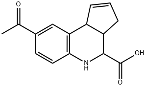 8-ACETYL-3A,4,5,9B-TETRAHYDRO-3 H-CYCLOPENTA[ C ]QUINOLINE-4-CARBOXYLIC ACID price.