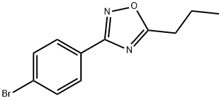 3-(4-BROMOPHENYL)-5-PROPYL-1,2,4-OXADIAZOLE Struktur