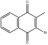 2-Methyl-3-bromo-1,4-naphthoquinone Struktur