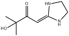 2-Butanone,  3-hydroxy-1-(2-imidazolidinylidene)-3-methyl- Struktur