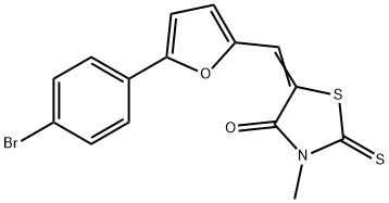 (5Z)-5-{[5-(4-ブロモフェニル)-2-フリル]メチレン}-3-メチル-2-チオキソ-1,3-チアゾリジン-4-オン price.