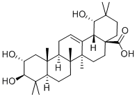 2α,3β,19α-Trihydroxyolean-12-en-28-oic acid