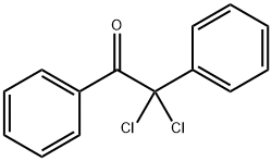 2,2-Dichloro-1,2-diphenylethanone Struktur