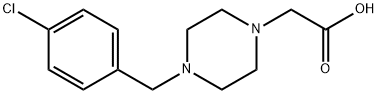 [4-(4-CHLORO-BENZYL)-PIPERAZIN-1-YL]-ACETIC ACID DIHYDROCHLORIDE Struktur