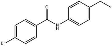 4-bromo-N-(4-ethylphenyl)benzamide Struktur