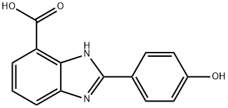 2-(4-HYDROXY-PHENYL)-3H-BENZOIMIDAZOLE-4-CARBOXYLIC ACID Struktur