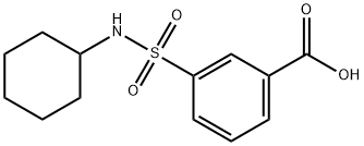 3-(CyclohexylsulfaMoyl)benzoic acid Struktur