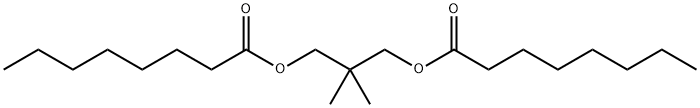 2,2-dimethyl-1,3-propanediyl dioctanoate Struktur