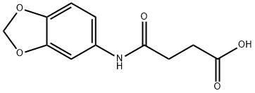 N-苯并[1,3]二氧-5-YL-琥珀酸, 313393-56-5, 結(jié)構(gòu)式