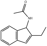 Acetamide, N-(2-ethyl-1H-inden-1-yl)- (9CI) Struktur