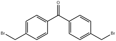 bis(4-(broMoMethyl)phenyl)Methanone Struktur