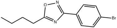 3-(4-BROMOPHENYL)-5-BUTYL-1,2,4-OXADIAZOLE Struktur