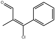 (Z)-3-CHLORO-2-METHYL-3-PHENYL-ACRYLALDEHYDE Struktur