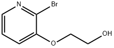 2-(2-bromopyridin-3-yloxy)ethanol Struktur