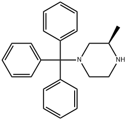 (R)-4-N-TRITYL-2-METHYL PIPERAZINE Struktur