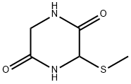 2,5-Piperazinedione,  3-(methylthio)- Struktur