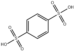 benzene-1,4-disulfonic acid Struktur