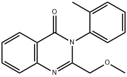 2-(Methoxymethyl)-3-(2-methylphenyl)-4(3H)-quinazolinone Struktur