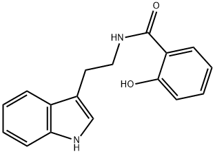 N-SALICYLOYLTRYPTAMINE Struktur