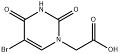 (5-BROMO-2,4-DIOXO-3,4-DIHYDROPYRIMIDIN-1(2H)-YL)ACETIC ACID Struktur