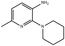 6-METHYL-2-(1-PIPERIDINYL)-3-PYRIDINAMINE Struktur