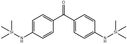 4,4'-Bis[(trimethylsilyl)amino]benzophenone Struktur