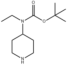 4-Boc-4-Ethylaminopiperidine Struktur