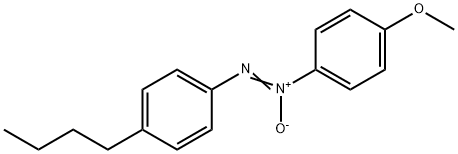 4'-Butyl-4-methoxyazoxybenzene Struktur