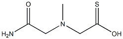 Ethanethioic acid, [(2-amino-2-oxoethyl)methylamino]- (9CI) Struktur