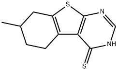 7-METHYL-5,6,7,8-TETRAHYDRO-BENZO[4,5]THIENO[2,3-D]PYRIMIDINE-4-THIOL Struktur