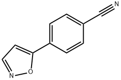 Benzonitrile, 4-(5-isoxazolyl)- (9CI) Struktur