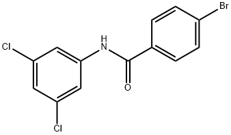 4-bromo-N-(3,5-dichlorophenyl)benzamide Struktur