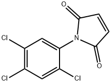 1-(2,4,5-TRICHLORO-PHENYL)-PYRROLE-2,5-DIONE Struktur