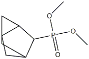 Tricyclo[2.2.1.02,6]heptan-3-ylphosphonic acid dimethyl ester Struktur