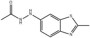 Acetic acid, 2-(2-methyl-6-benzothiazolyl)hydrazide (9CI) Struktur