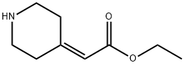 PIPERIDIN-4-YLIDENE-ACETIC ACID ETHYL ESTER Struktur