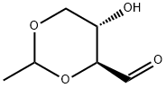 1,3-Dioxane-4-carboxaldehyde, 5-hydroxy-2-methyl-, (4S,5S)- (9CI) Struktur